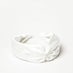 White Silk Headband 