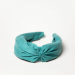 Teal Silk Headband